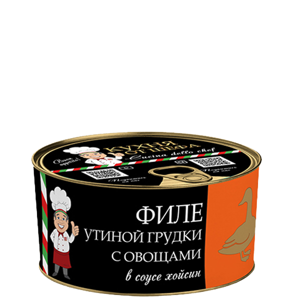 Филе утиной грудки с овощами в соусе хойсин Кухня от шефа 325г