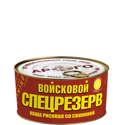 Каша рисовая со свининой 325г Войсковой СПЕЦРЕЗЕРВ