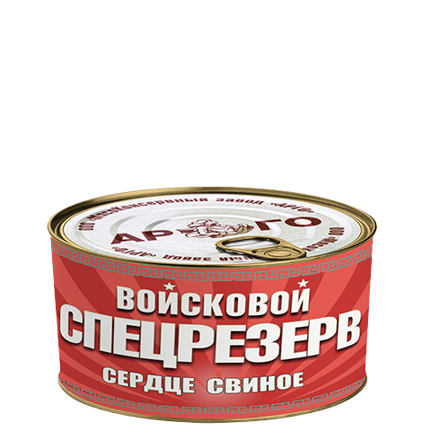 Сердце свиное 325г Войсковой СПЕЦРЕЗЕРВ