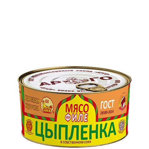Мясо цыпленка ФИЛЕ Царская курочка 325г