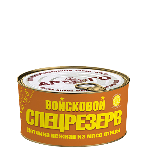 Ветчина нежная из мяса птицы 325г Войсковой СПЕЦРЕЗЕРВ
